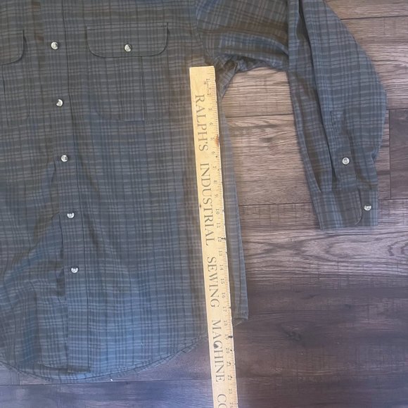 WRANGLER | Men's 20x Olive Green Black Pattern Western Cowboy XL NWOT - Picture 6 of 6